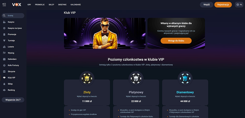 Casino Vox — Kompleksowy przewodnik po serwisie i grach